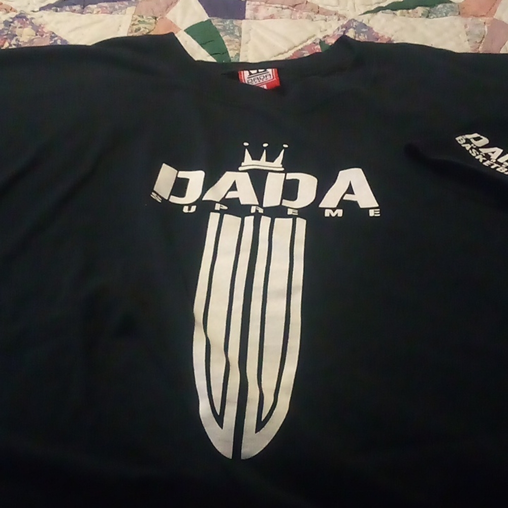 Black 4xl dada tshirt